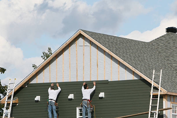 Professional Wood Siding technician working in Lawn, PA